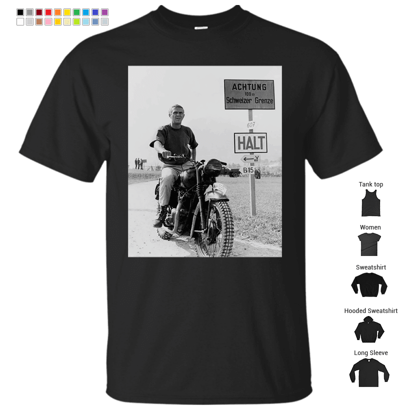 Steve McQueen the great escape T-Shirt – Store