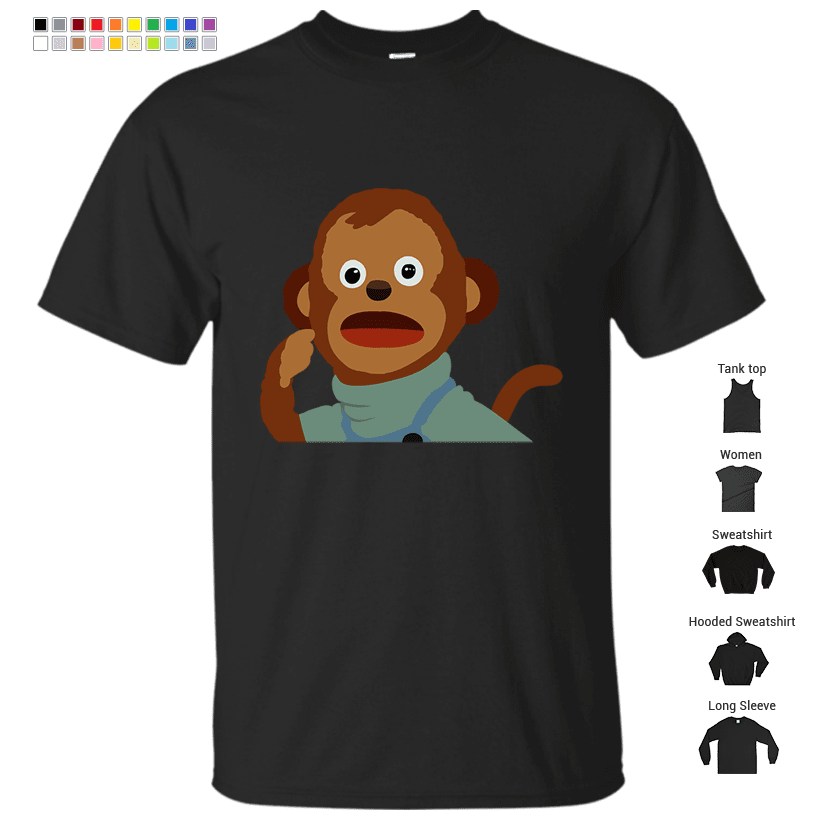 Kento Shocked Monkey Meme T-Shirt – Store