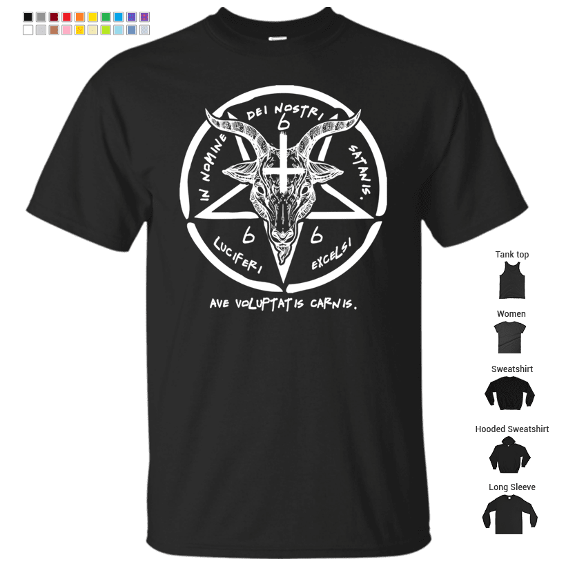 Baphomet – Sigil Of Satan – The Occult T-Shirt – Store