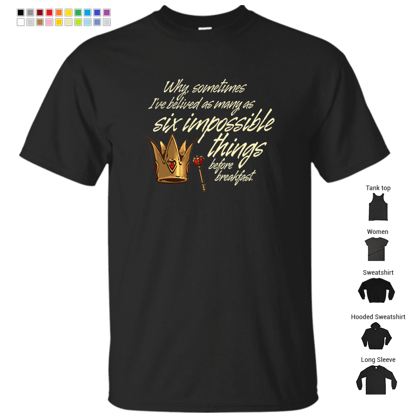 Impossible things – alice in wonderland T-Shirt – Store