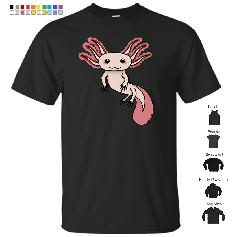 Chibi Axolotl T-Shirt – Store