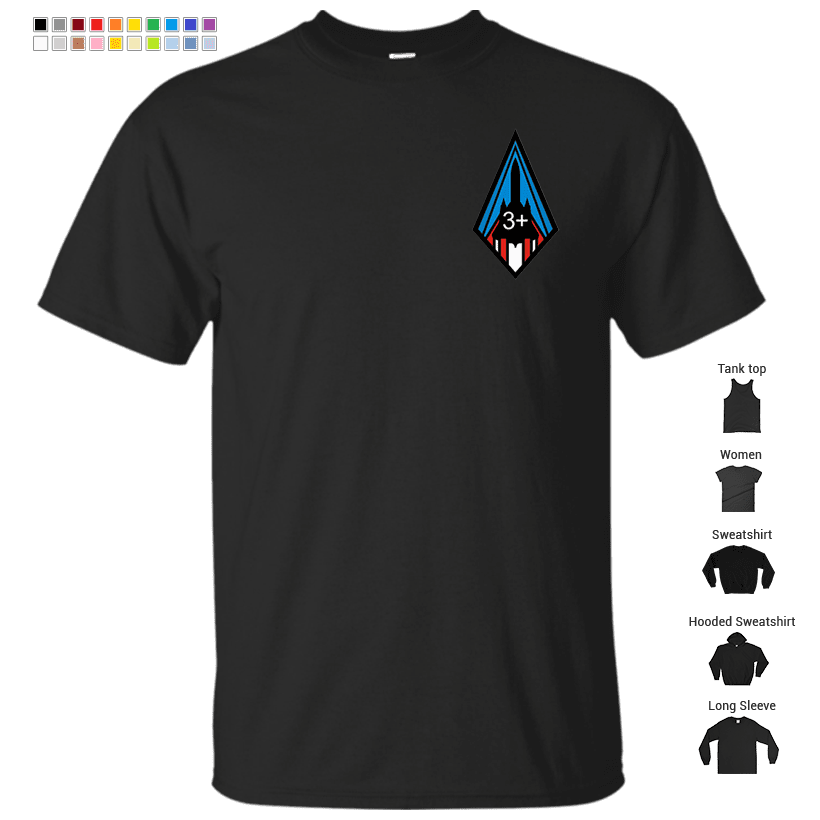 Sr-71 Habu Mach 3 Commemorative Insignia T-Shirt – Store