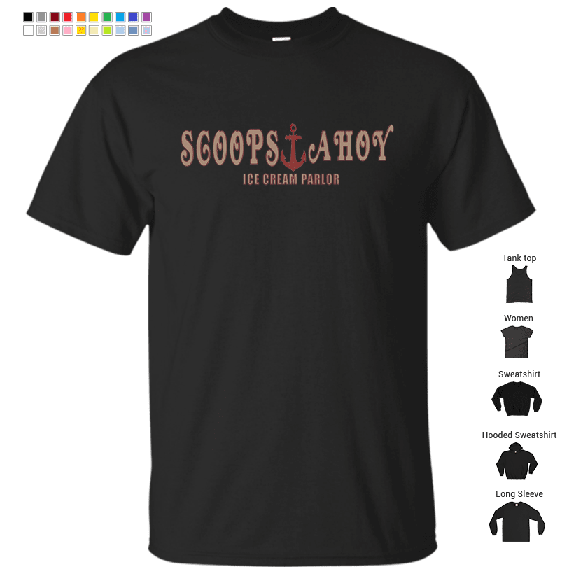 Scoops Ahoy stranger things T-Shirt – Store