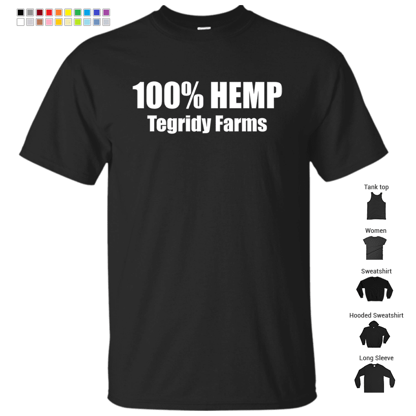 100% Hemp Tegridy Farms Parody Fun Design For Randy And His Farm Family ...