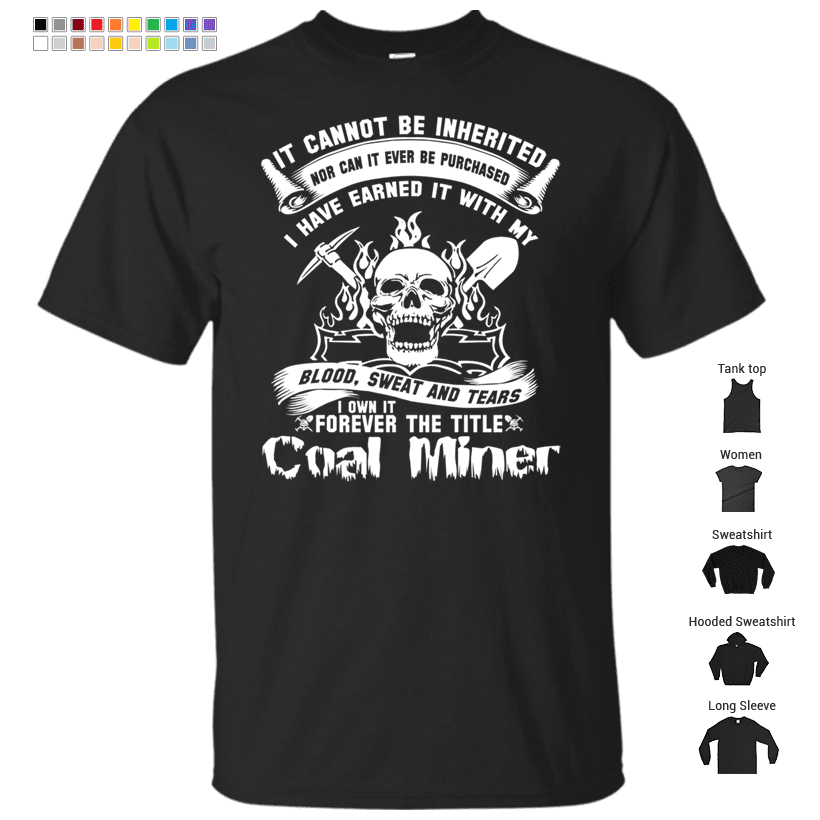 Coal Miners Coal Miner Coal Miners Wife Coal Miner Christmas Retro Ha T Shirt Store